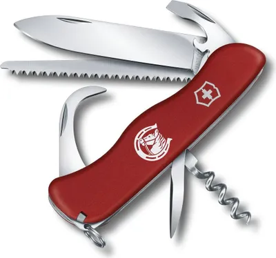 Produktbild von Victorinox Equestrian, Messer mit Feststellklinge, Multi-Tool-Messer, Clippunkt, Polyamid, Rot, 12 Werkzeug
