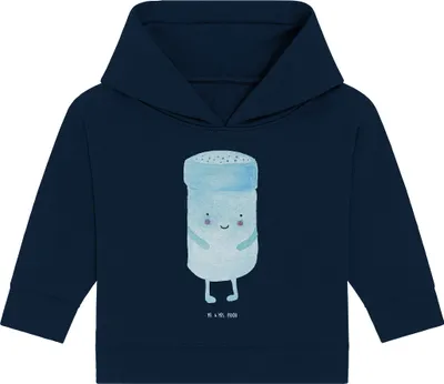 Produktbild von Mr. & Mrs. Panda Organic Baby Hoodie Beste Freunde Salz 12. - 18. Monat - French Navy - Geschenk, Kapuzensweatshirt, Kapuzenshirt, Fehlende Keywords, Lustige Sprüche