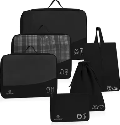 Immagine prodotto di BPO-02 NERO 6 Organizzatore per REISEkoffer