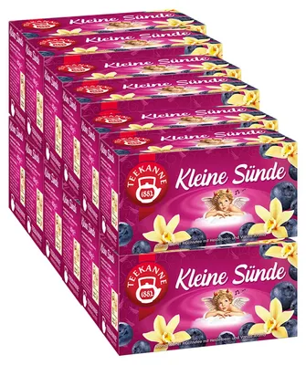 Produktbild von Teekanne Kleine Sünde Früchtetee Heidelbeer Vanille 60g 12er Pack