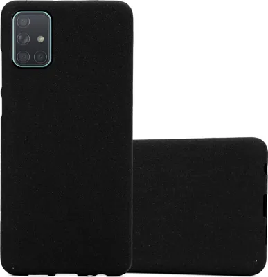 Image de Cadorabo Housse pour Samsung Galaxy A71 4G Housse en noir Housse téléphone portable TPU Etui Cover Case