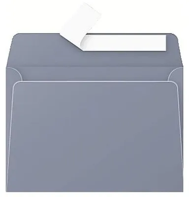 Produktbild von Clairefontaine Umschlag C6 Pollen 120g koalagrau