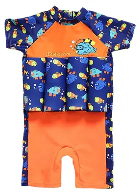 Productafbeelding van Drijfend Badpak voor Kinderen met Veiligheidsfloat, Maat 4-8 Jaar