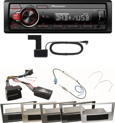 Produktbild von Pioneer MVH-130DAB Digitalradio USB Einbauset für Astra H Corsa D Zafira B
