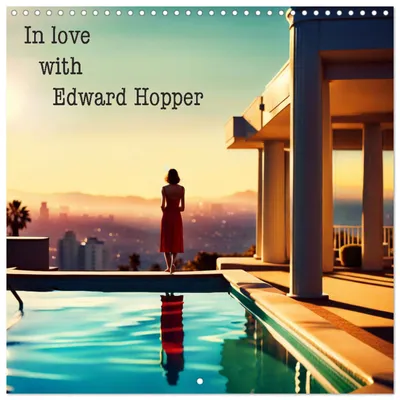 Productafbeelding van Verliefd op Edward Hopper (Wandkalender 2027, 12 × 12 Inch) CALVENDO Wandkalender, 12 maanden