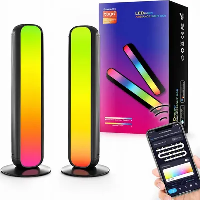 Produktbild von Set bestehend aus: Tischlampe, Nachttischlampe, LED, RGB, Ambientebeleuchtung, Steuerung über TUYA