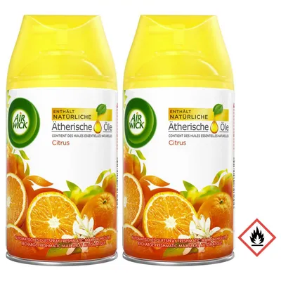 Immagine prodotto di Air Wick Freshmatic Max Ricarica di profumo agli agrumi da 250 ml Confezione da 2 pezzi