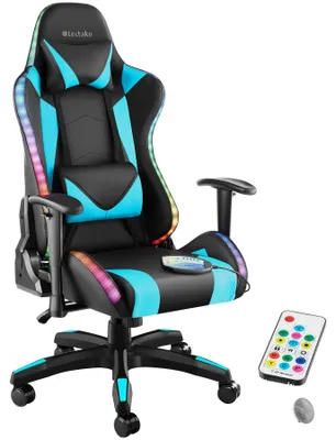 Zdjęcie produktu dla fotel gamingowy tectake® Tartaros o ergonomicznym kształcie, z regulowanym oparciem