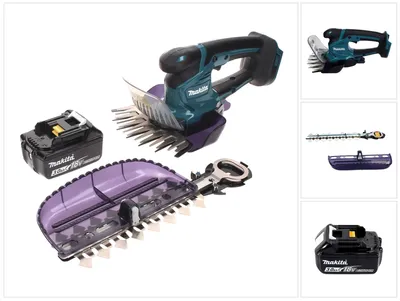 Zdjęcie produktu dla Akumulatorowe nożyce do trawy Makita DUM 604 F1X 18 V z ostrzem do cięcia trawy i krzewów + 1x akumulator 3,0 Ah - bez ładowarki