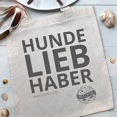 Produktbild von Bellfor Jutebeutel - "Hundeliebhaber" 100.00 g