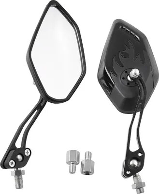 Immagine prodotto di 1 paio 8/10mm universale moto specchio vista posteriore lato fresco moto nero