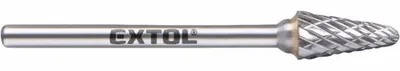 Obrázek produktu pro EXTOL INDUSTRIAL fréza karbidová kónická zakulacená 6*13mm, stopka 3mm, 8703883