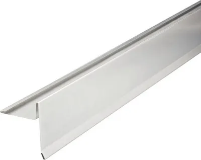 Produktbild von PRECIT Ortgangblech mit Wasserfalz Aluminium 1000 mm x 107 mm x 92 mm x 0,6 mm