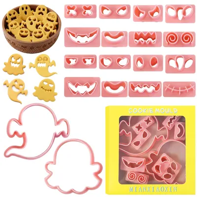 10-teiliges Halloween-Keksausstecher-Set für Kinder, 7 cm