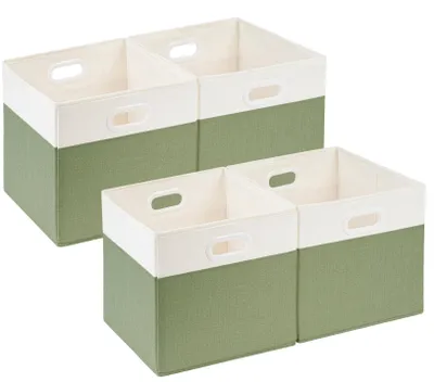 Obrázek produktu pro Omgoods - Skládací úložné boxy, rozměry 28 x 28 x 28 cm, sada 4 kusů