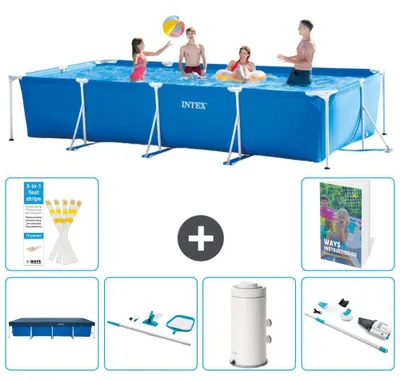 Produktbild von Rechteckiger Frame Pool - 450x220x84 cm - 7-teilig  S83