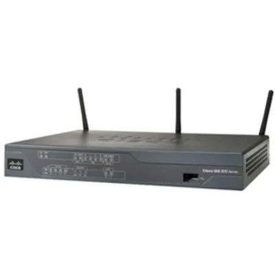 Produktbild von Cisco 867 ADSL, ADSL, BGP, EIGRP, HSRP, OSPF, RIP-1, RIP-2, Ethernet, Fast Ethernet, Telnet, SNMP 3, HTTP, HTTPS, 2 dBi, 128 MB