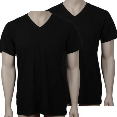 Produktbild von JOCKEY 2er Pack V-Neck T-Shirt Schwarz S