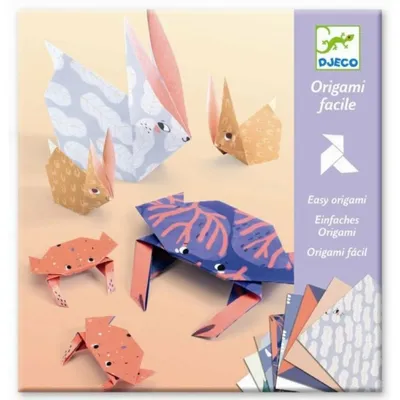 Produktbild von Kreatives Origami-Spiel: Tierfamilien, Djeco