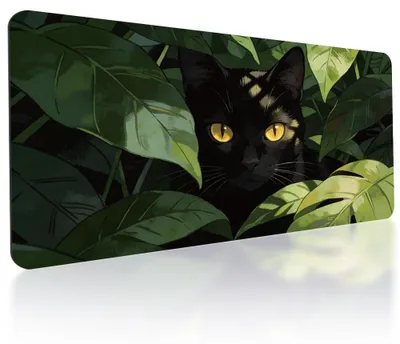 Obrázek produktu pro Velká herní podložka pod myš, rozměry 80 x 40 cm, protiskluzová gumová základna, prošité okraje