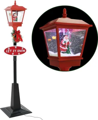 Produktbild von Weihnachts-Straßenlampe mit Weihnachtsmann 180 cm LED