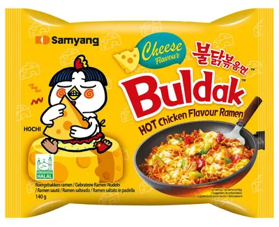 Produktbild von Samyang Buldak Hot Chicken Ramen Cheese 140g