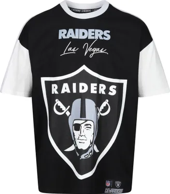 Produktbild von Recovered T-Shirt NFL Raiders Las Vegas Cut and Sew Oversized für alle Las Vegas Raiders-Fans Black 2XL
