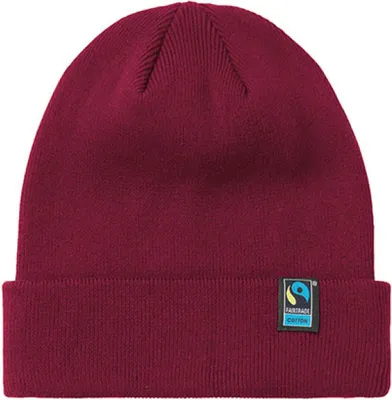 Immagine prodotto di Neutral O93055 | Classic Beanie - 100 % cotone organico pettinato - Colore: Bordeaux - Taglia: Unica