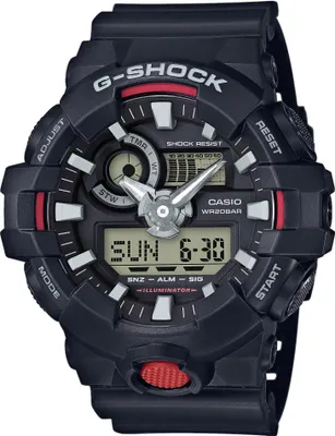 Produktbild von Herrenarmbanduhr CASIO G-SHOCK GA-700-1AER schwarz