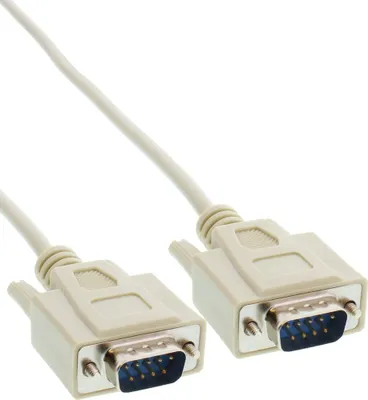 Immagine prodotto di InLine® 12213 Serielles Kabel, 9pol Stecker / Stecker, vergossen, 1:1 belegt, 3m