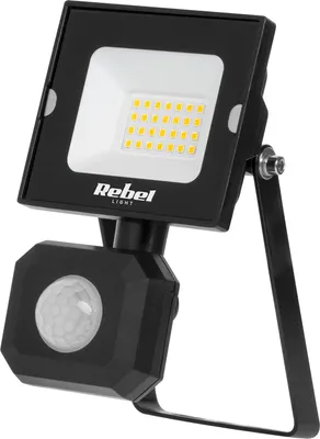 Zdjęcie produktu dla Halogen LED reflektor naświetlacz lampa 20W 6500K IP44 czujnik