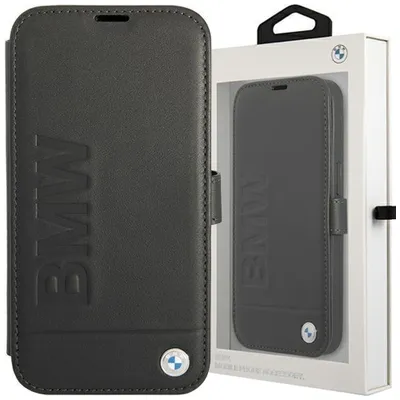 Zdjęcie produktu dla Etui Bmw Bmflbkp13Lsllbk Na Iphone 13 Pro /13 - Czarne Book Signature