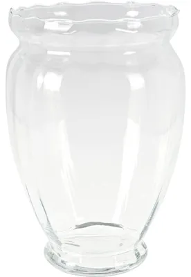 Produktbild von H&S Collection - Blumenvase - Glas - transparent - 21 x 35 cm