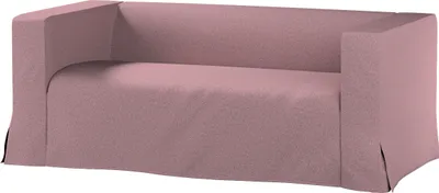 Produktbild von Dekoria Bezug für Klippan 2-Sitzer Sofa, lang mit Kellerfalte, schwarz--rosa, Klippan 2-er