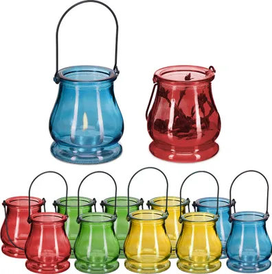 Produktbild von relaxdays Windlicht im 12er Set
