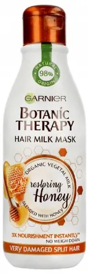 Obrázek produktu pro Garnier, maska na vlasy pro suché a poškozené vlasy, 250 ml, s medem