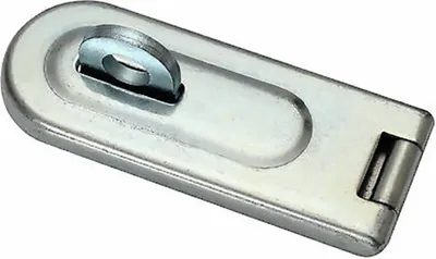 Produktbild von Überfalle abschließbar Riegel Türriegel Türbeschlag Vorhängeschloss Schloss 118x45mm