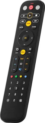 Universal-Fernbedienung EazyClean, 2 Geräte, Infrarot, schwarz