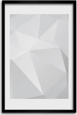 Produktbild von Bild - Bilderrahmen - 40 cm x 60 cm - MDF - Rahmen - Wandkunst - Abstraktion Hintergrund