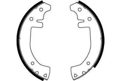 Produktbild von TRW Bremsbackensatz Trommelbremse Vorne für RENAULT 4 (112) 200mm GS8018