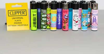 Produktbild von CLIPPER Wundertüte: 20 Feuerzeuge Large + 9 Feuersteine - keine doppelten Motive!