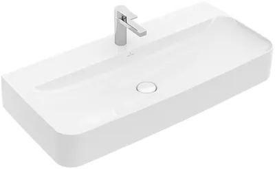 Produktbild von Villeroy & Boch Finion Waschtisch, ohne Überlauf, 1 Hahnloch, 1000x470mm, 4168A2RW