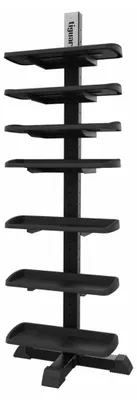 Obrázok produktu pre Univerzálny stojan – fitness regál na kettlebells, powerbags a podobné pomôcky, počet políc: 7