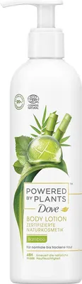 Produktbild von Dove Powered by Plants Naturkosmetik Bamboo Body Lotion alle Hauttypen 250 ml