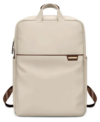 Immagine prodotto di Zaino per laptop da 15 pollici, impermeabile, per uomo e donna, ideale per il lavoro e il tempo libero, colore pesca