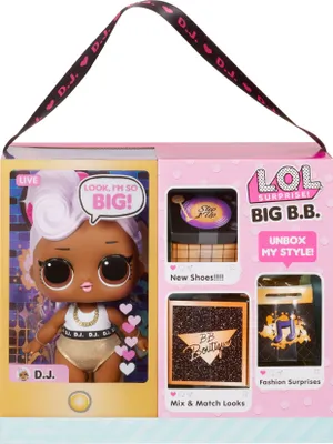 Produktbild von L.O.L. Surprise! Big B.B.Doll- D.J., Große Puppe, Weiblich, 4 Jahr(e), Mädchen, 280 mm, Mehrfarbig
