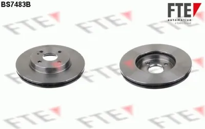 Produktbild von 2 Bremsscheiben Vorderachse belüftet Ø 258 mm 23 mm FTE für u.a. MAZDA 2