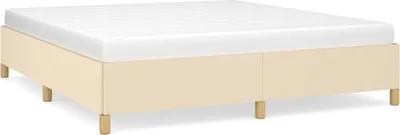 Immagine prodotto di vidaXL Struttura letto senza materasso crema 160x200 cm tessuto