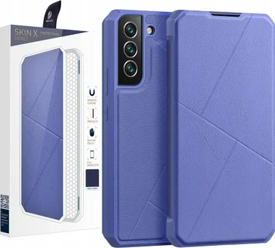 Image de Dux Ducis Skin X Holster Case avec rabat Samsung Galaxy S22+ (S22 Plus) Bleu