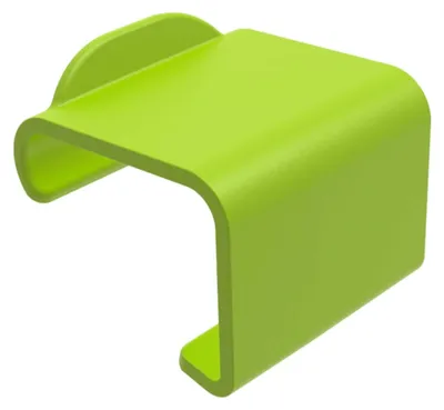 2 Clips für Evo Easy Boxen, BPA-frei, grün, 8x11x2 cm